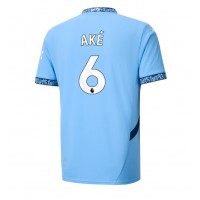 Manchester City Nathan Ake #6 Hjemmebanetrøje 2024-25 Kortærmet